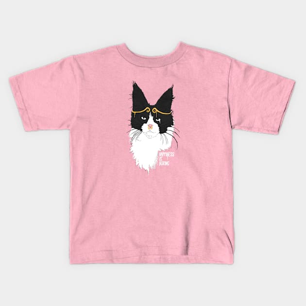 Happiness wear Kids T-Shirt by catursman